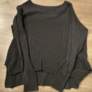 Knit sweatshirt